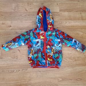 Reversible spiderman jacket